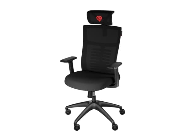 Genesis Astat 200 G2 - Spillestol - ergonomisk - armlener - T-formet - tipping - maskestoff, mesh PureFlow - svart