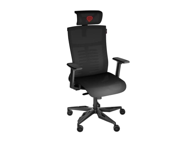 Genesis Astat 700 G2 - Spelstol - ergonomisk - armstöd - T-formad - lutning - nättextil - svart