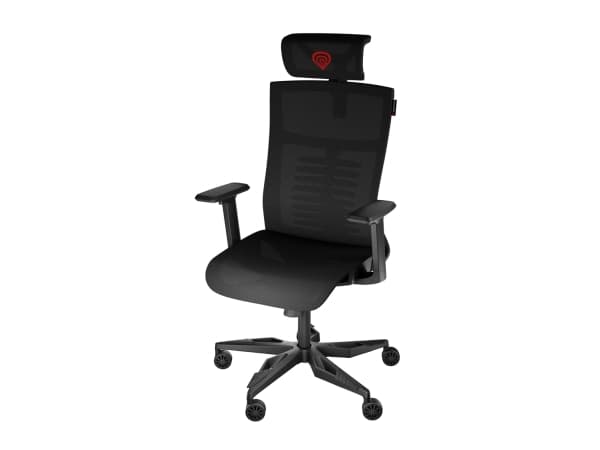 Genesis Astat 700 G2 - Spelstol - ergonomisk - armstöd - T-formad - lutning - nättextil - svart
