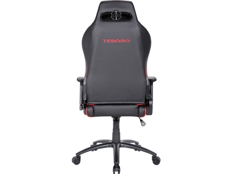 Tesoro Alphaeon S1 Gaming-stol Sort (mat), Sort/rød