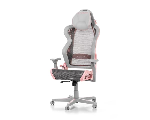 DXRacer AIR R1S-GPG, Universal spelstol, 150 kg, Sits med ståltråd, Ryggstöd med ståltrådsnät, 200 cm, Nylon