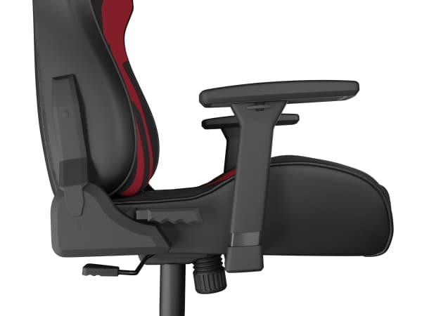 Genesis Nitro 720 - Spillestol - ergonomisk - armlener - T-formet - tipping - roterende - stoff, økolær - svart, rød