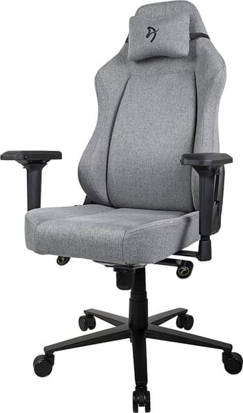 Arozzi Primo Woven Fabric gaming stol grå/svart