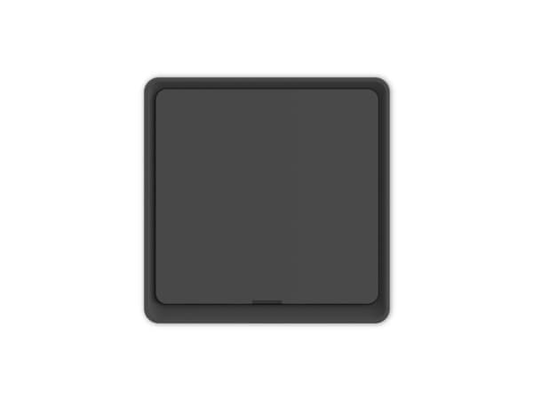 Zigbee smart wall switch Battery powered black