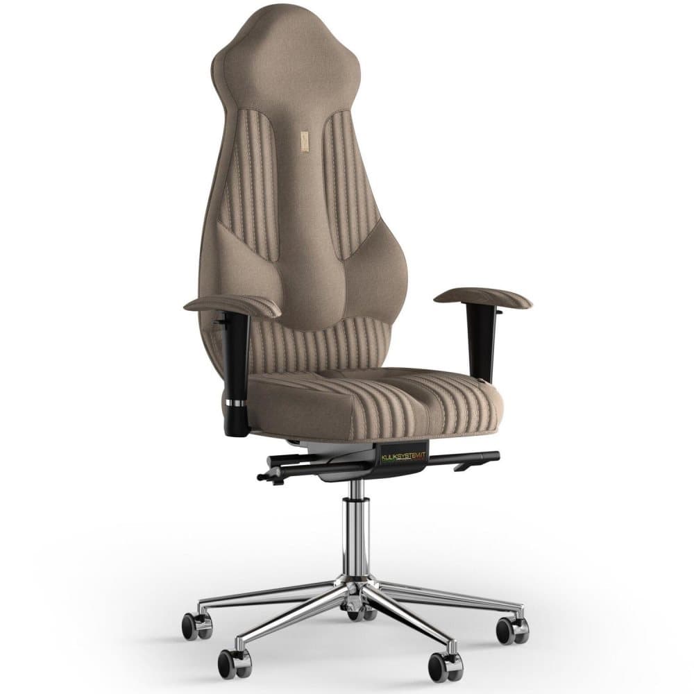 KULIK SYSTEM Imperial - Computer Desk Chair with Patented Ergonomic Designed Back Support and seat Cushion. Ergonomic office chair