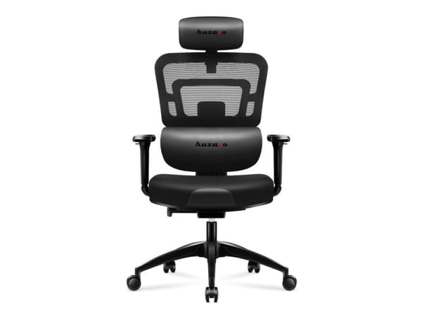 Huzaro COMBAT 7.0, PC-pelituoli, 150 kg, pehmustettu istuin, Hihnoilla kiinnitettävä selkänoja, Musta, Terästä
