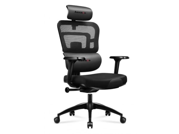 Huzaro COMBAT 7.0, PC-pelituoli, 150 kg, pehmustettu istuin, Hihnoilla kiinnitettävä selkänoja, Musta, Terästä