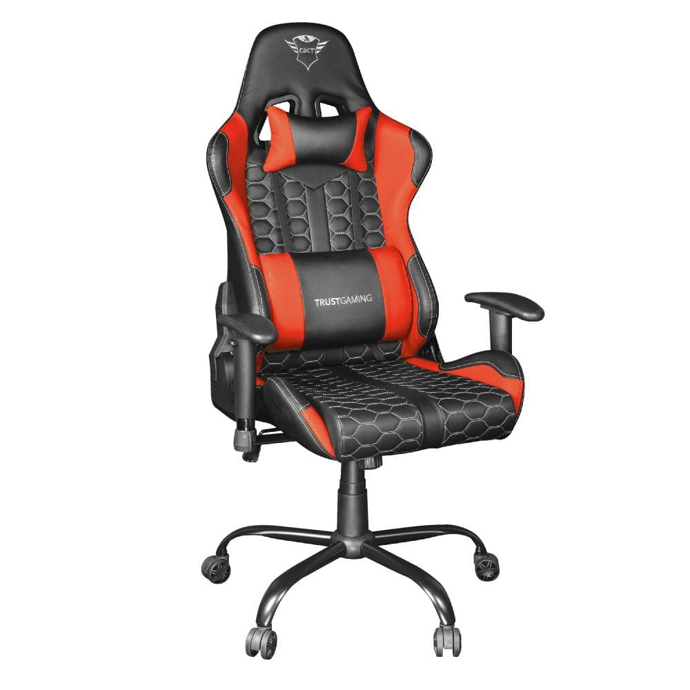 Trust GXT 708 Resto - Gaming Stol / Kontorsstol - Svart / Röd