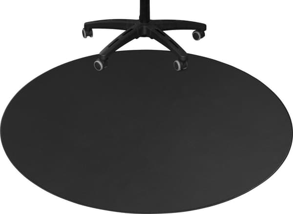 Deltaco Gaming DFP410 liukumaton lattiamatto - 110x110cm - musta