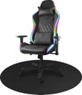 Pikkukuva 4 / 4: Deltaco Gaming DFP410 liukumaton lattiamatto - 110x110cm - musta