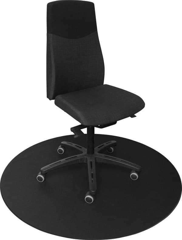 Deltaco Gaming DFP410 liukumaton lattiamatto - 110x110cm - musta