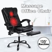 Hoffree Kontorsstol med massage Gamingstol Vridbart Massagestol