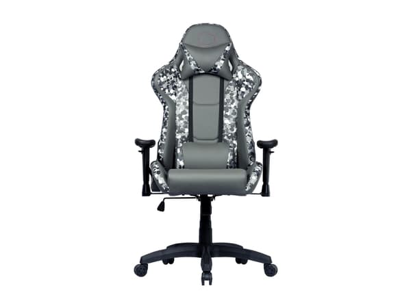 Cooler Master Caliber R1S Dark Knight CAMO - Stol - ergonomisk - armlener - T-formet - tipping - roterende - polyuretan - svart camo