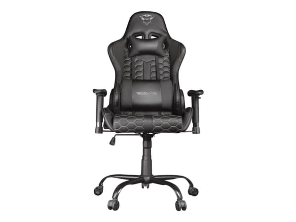 Trust Gaming GXT 708 Resto - Spillestol - ergonomisk - liggestol - armlener - T-formet - tipping - roterende - svart