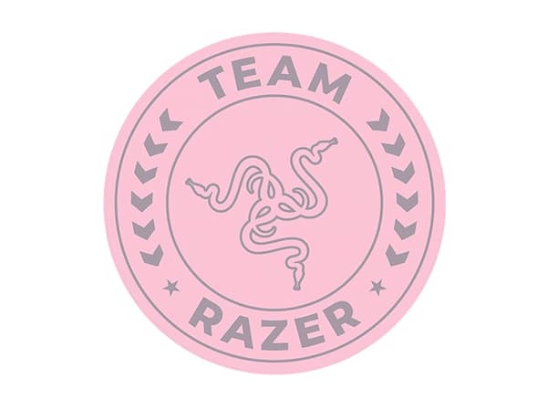 Razer Floor Rug, Tuolimatto, Vaaleanpunainen, Polyesteri, Silikoni, 1200 mm, 1200 mm, 1 kpl