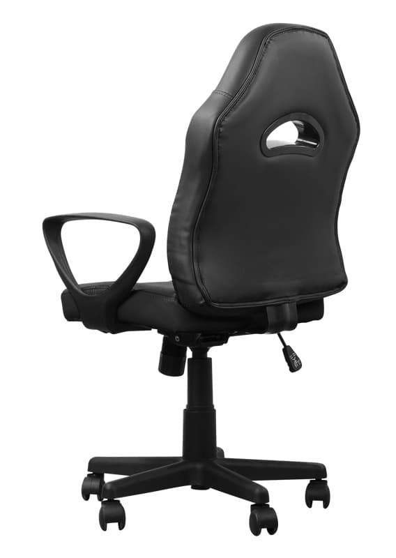 DELTACO GAMING DC110 junior chair, 100mm gaslift, PU-leather, black