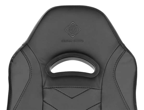 DELTACO GAMING DC110 junior chair, 100mm gaslift, PU-leather, black