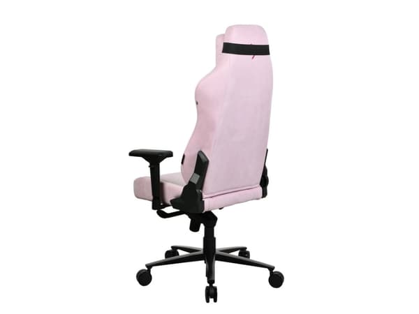 Arozzi Vernazza Supersoft - Stol - ergonomisk - armlener - T-formet - tipping - roterende - stoff - rosa