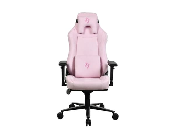Arozzi Vernazza Supersoft - Stol - ergonomisk - armlener - T-formet - tipping - roterende - stoff - rosa