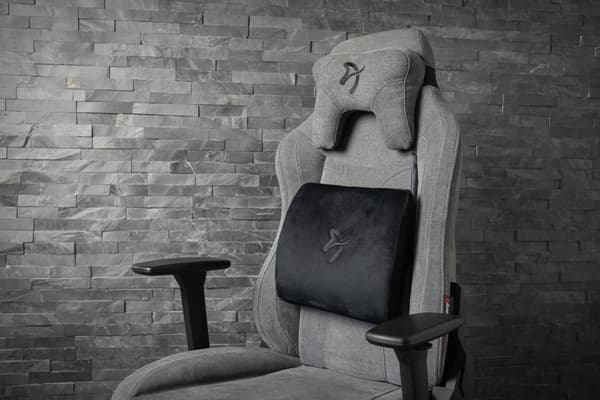 Arozzi Lumbar Support - Black Velour
