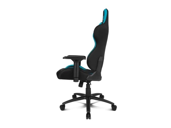 DRIFT DR110BL, Spelfåtölj, 150 kg, Stoppad sits, Stoppat ryggstöd, Svart, Metall