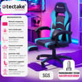 Miniatyrbild 2 av 11: Gamingstol Comodo - svart/azurblå