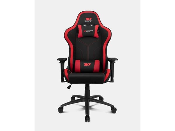 DRIFT DR110BR, Gaming-stol, 150 kg, Polstret Sete, Polstret Rygg, Sort, Metall
