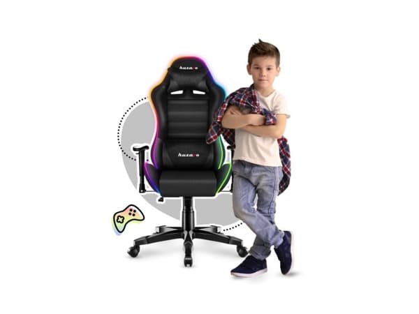 Huzaro Ranger 6.0 RGB, Universal gaming-stol, 130 kg, Bøttesete, Polstret Rygg, 100 cm, 160 cm