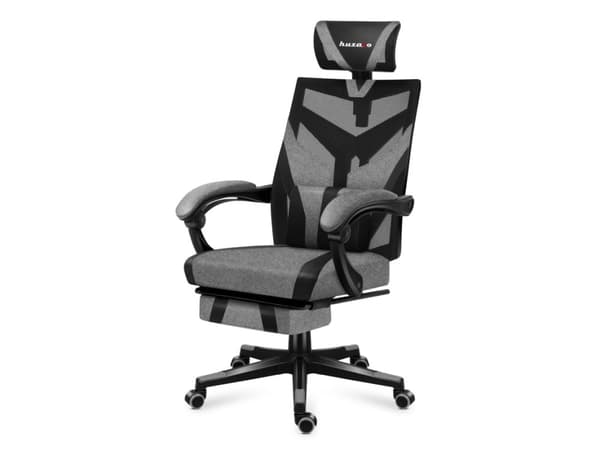 Huzaro Combat 5.0, PC-gamingstol, 140 kg, Maske sete, Mesh Ryggstø, PC, Sort