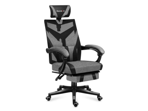 Huzaro Combat 5.0, PC-gamingstol, 140 kg, Maske sete, Mesh Ryggstø, PC, Sort