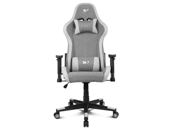 DRIFT DR90 PRO, PC-gamingstol, 150 kg, Polstret Sete, Polstret Rygg, Hvit, Nylon