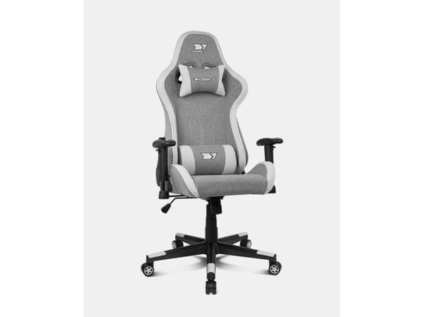 DRIFT DR90 PRO, PC-gamingstol, 150 kg, Polstret Sete, Polstret Rygg, Hvit, Nylon