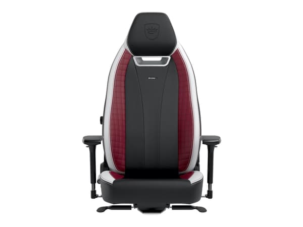 Noblechairs LEGEND - Spillestol - ergonomisk - armlener - T-formet - tipping - roterende - høyteknologisk kunstskinn - svart, hvit, rød