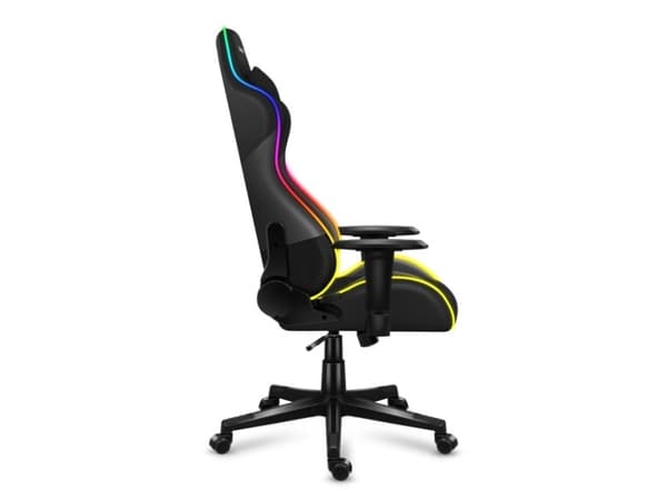 Huzaro Force 6.2 RGB, PC-gamingstol, 130 kg, Bøttesete, Polstret Rygg, Billøp, Universell