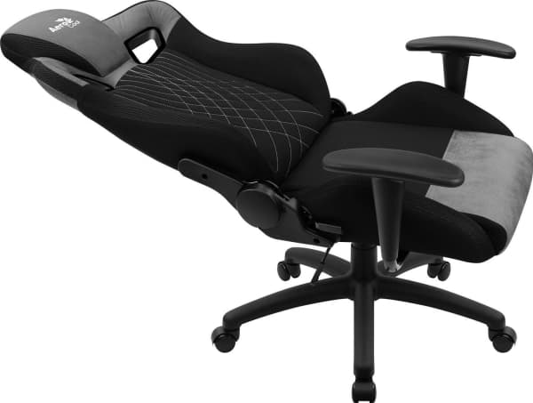 Aerocool EARL AeroSuede, Universal gaming-stol, 150 kg, 125 kg, Sort, Stål, Stål