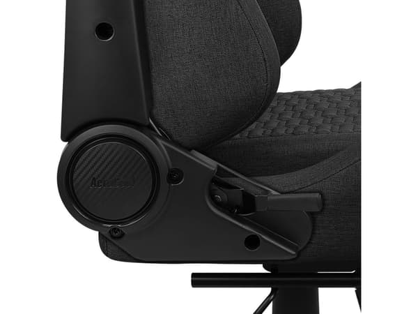 Aerocool Royal AeroWeave, Universal gaming-stol, 150 kg, Polstret Sete, Polstret Rygg, 125 kg, Sort