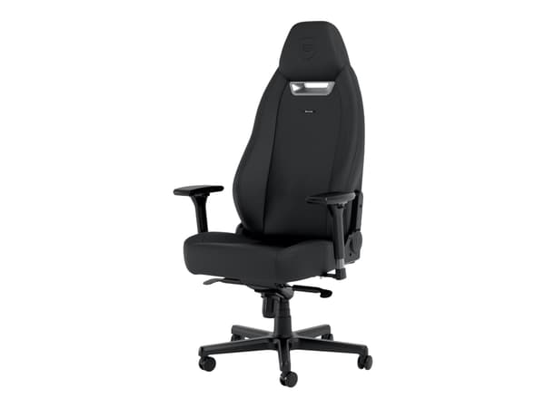 Noblechairs LEGEND - Spillestol - ergonomisk - armlener - T-formet - tipping - høyteknologisk PU, høyteknologisk kunstskinn - svart