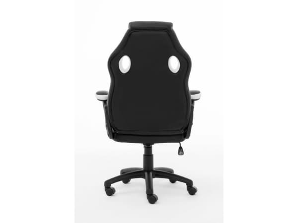 Raptor Gaming RG-GS-40, Spelfåtölj, 120 kg, Stoppad sits, Stoppat ryggstöd, Svart, Svart