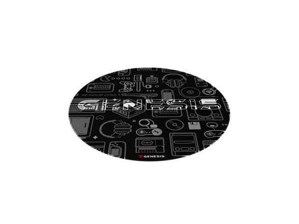 GENESIS Tellur 300 Gear, Stolsunderlägg, Svart, Grå, Vit, Polyester, 1000 mm, 1 styck