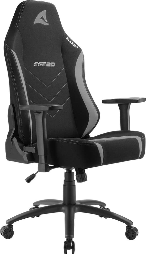 Sharkoon SKILLER SGS20 tyg vadderat sits vadderat ryggstöd (4044951035014)