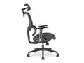 Miniatyrbilde 5 av 5: Sharkoon OfficePal C30 - Stol - ergonomisk - høy bakside - armlener - T-formet - tipping - roterende - nylon, maskestoff, høytetthets støpt skum - sv