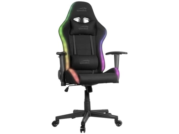 SPEEDLINK SL-660009-BK, PC-gamingstol, 150 kg, Polstret Sete, Polstret Rygg, Sort, Sort