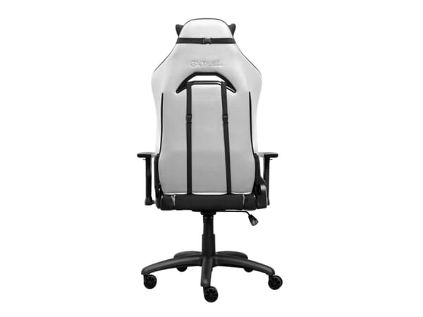 Trust GXT 714 Ruya - Spelstol - armstöd - T-formad - lutning - svängtapp - högdensitetsskum, PU-behandlat läder, plast - vit