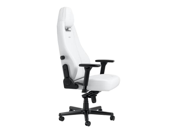 Noblechairs LEGEND - Spillestol - ergonomisk - armlener - T-formet - tipping - høyteknologisk kunstskinn, høyteknologisk vinyl - hvit