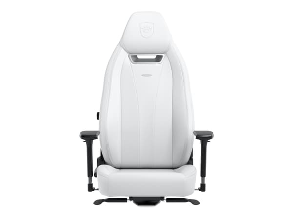 Noblechairs LEGEND - Spillestol - ergonomisk - armlener - T-formet - tipping - høyteknologisk kunstskinn, høyteknologisk vinyl - hvit