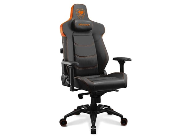 COUGAR Gaming Armor Evo CGR-EVO, Universal gaming-stol, 160 kg, Polstret Sete, Polstret Rygg, Sort, Aluminium
