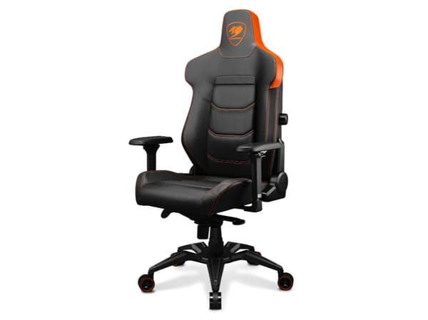 COUGAR Gaming Armor Evo CGR-EVO, Universal spelstol, 160 kg, Stoppad sits, Stoppat ryggstöd, Svart, Gjuten aluminium