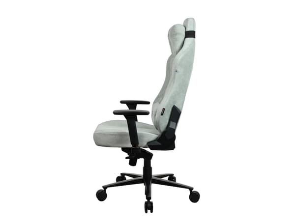 Arozzi Vernazza - Stol - ergonomisk - armlener - T-formet - tipping - roterende - mykt stoff - perlegrønn