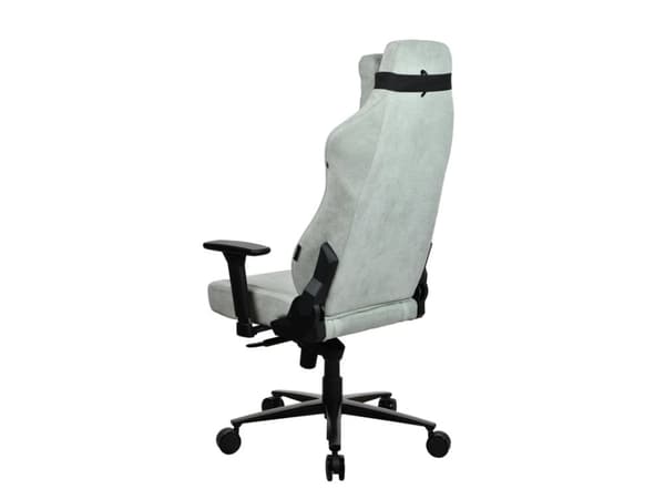 Arozzi Vernazza - Stol - ergonomisk - armlener - T-formet - tipping - roterende - mykt stoff - perlegrønn