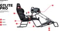 Miniatyrbillede 7 af 9: Next Level Racing - GT Lite Pro - Sammenfoldelig Racing Stol - Sort/Rød